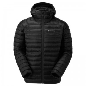 Montane Anti-Freeze Hooded Dunjackor Herr Svarta | TCMFIK564