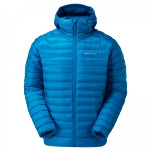 Montane Anti-Freeze Hooded Dunjackor Herr Blå | XCRQJW618