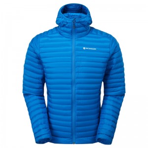 Montane Anti-Freeze Lite Hooded Dunjackor Herr Blå | BITAWQ389