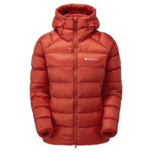 Montane Anti-Freeze XT Hooded Dunjackor Dam Orange | AHEMWJ769