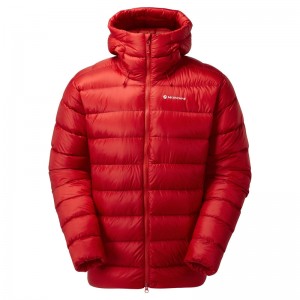 Montane Anti-Freeze XT Hooded Dunjackor Herr Röda | WPZUDO045