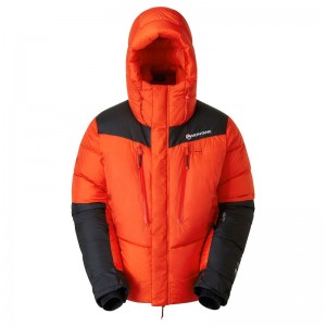 Montane Apex 8000 Dunjackor Dam Orange Svarta | YKSTZP231