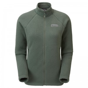 Montane Chonos Fleecejackor Dam Gröna | WHIUXS356