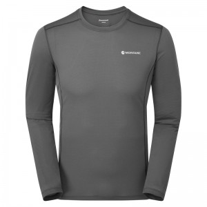 Montane Dart Lite Long Sleeve T-Shirt Herr Mörkgrå | GJNYQO589