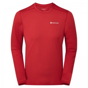 Montane Dart Lite Long Sleeve T-Shirt Herr Röda | GFAYMS689