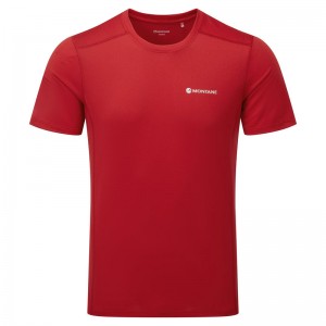 Montane Dart Lite T-Shirt Herr Röda | GJDPEB027