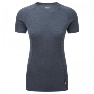 Montane Dart T-Shirt Dam Marinblå | MEGOZH265