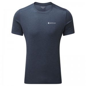 Montane Dart T-Shirt Herr Marinblå | WVZMHC813