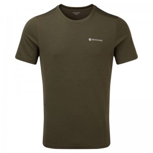 Montane Dart T-Shirt Herr Mörkgröna | CEKPLA671