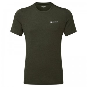 Montane Dart T-Shirt Herr Mörkgröna | FVCSJY205