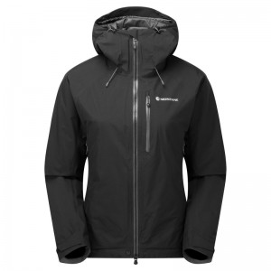 Montane Duality Insulated Regnjacka Dam Svarta | XBPTNW650