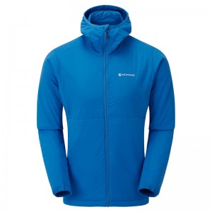 Montane Fireball Lite Hooded Isolerade Jackor Herr Blå | SUQEBX983