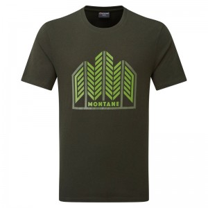 Montane Forest T-Shirt Herr Mörkgröna | SXMLDF425