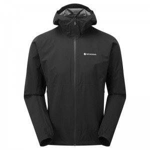 Montane Minimus Lite Regnjacka Herr Svarta | JTPZVS207