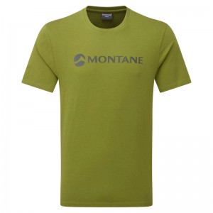 Montane Mono Logo T-Shirt Herr Mörkgröna | RCENDH015