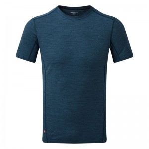 Montane Primino 140 T-Shirt Herr Blå | OCEFNH425