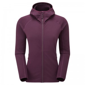 Montane Protium Hooded Fleecejackor Dam Lila | KYDUTL062