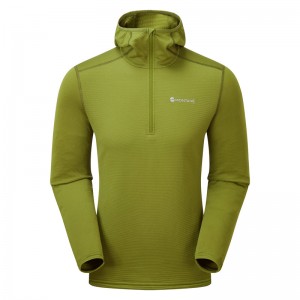 Montane Protium Lite Pull On Fleece Hoodie Herr Gröna | JBKMYC150