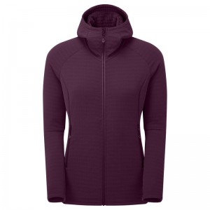 Montane Protium XT Hooded Fleecejackor Dam Lila | UGDICY510