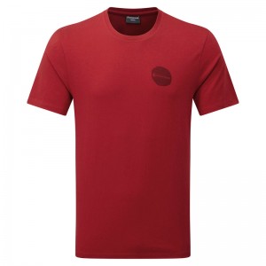 Montane Transpose T-Shirt Herr Röda | CETWNP839