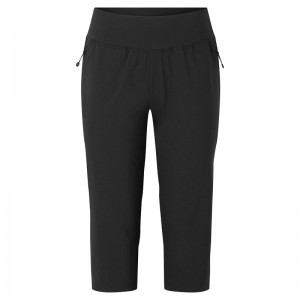 Montane Tucana Lite Stretch Capri 3/4 Leggings Dam Svarta | WYLXKM716