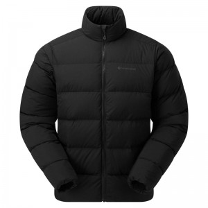 Montane Tundra Dunjackor Herr Svarta | VPTKDI914