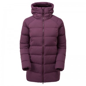 Montane Tundra Hooded Dunjackor Dam Lila | HLRJZA827