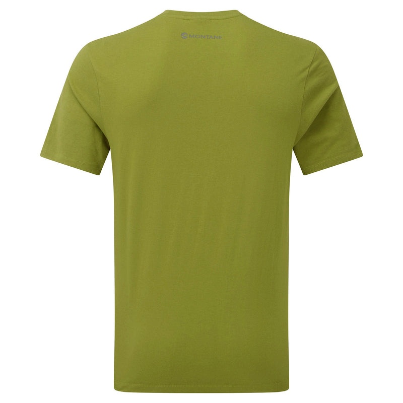 Montane Abstract Mountain T-Shirt Herr Gröna | FOZPKE706