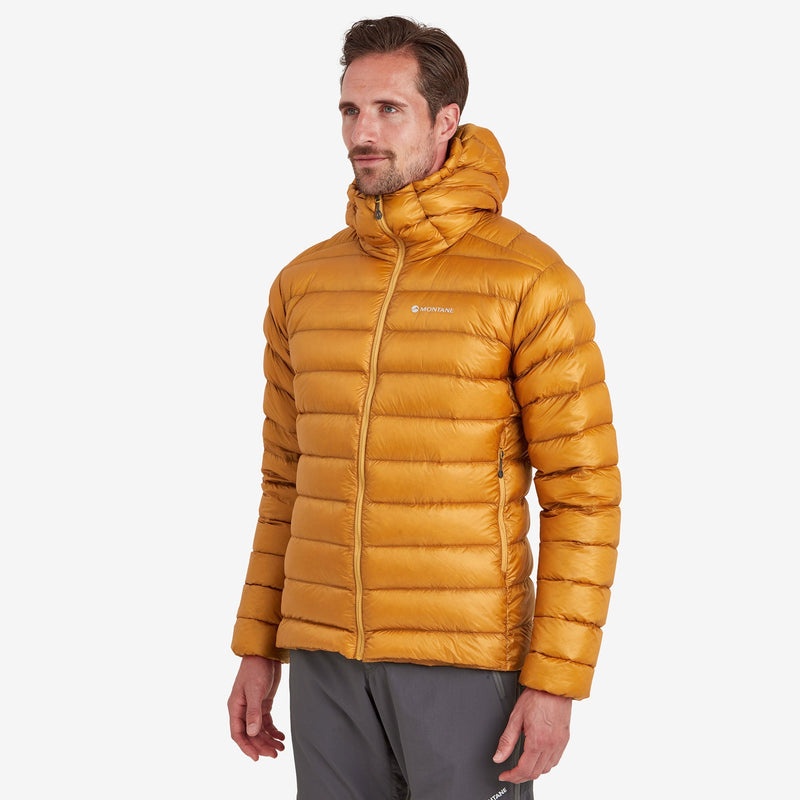 Montane Alpine 850 Lite Hooded Dunjackor Herr Orange | VTIJSR728