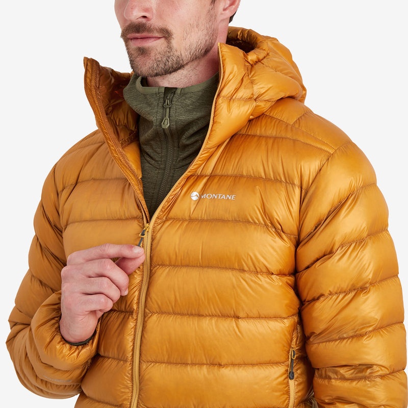 Montane Alpine 850 Lite Hooded Dunjackor Herr Orange | VTIJSR728