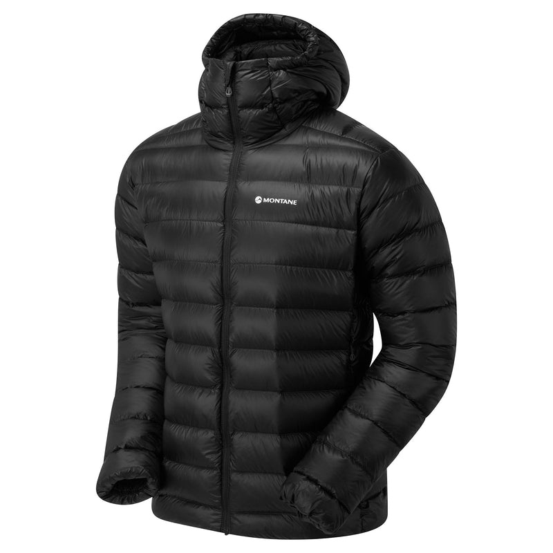 Montane Alpine 850 Lite Hooded Dunjackor Herr Svarta | MTJODW103