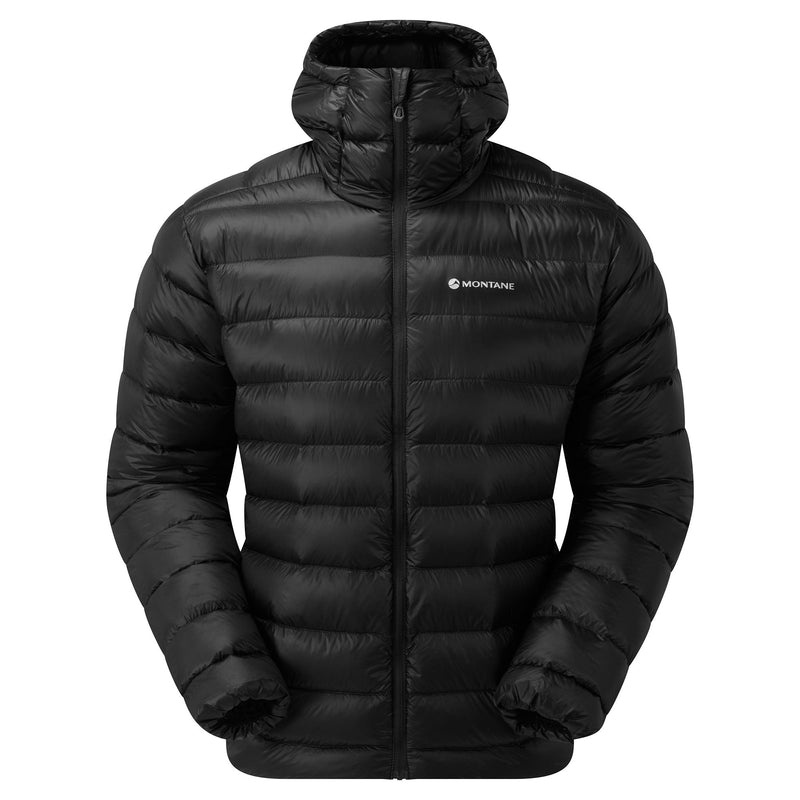 Montane Alpine 850 Lite Hooded Dunjackor Herr Svarta | MTJODW103