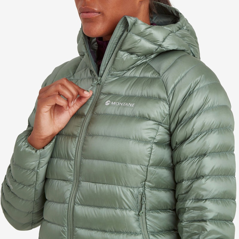 Montane Anti-Freeze Hooded Dunjackor Dam Olivgröna | ISAUEO915