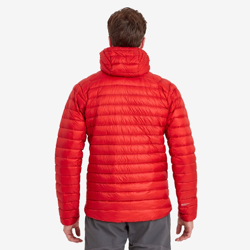 Montane Anti-Freeze Hooded Dunjackor Herr Röda | NUIMEK296