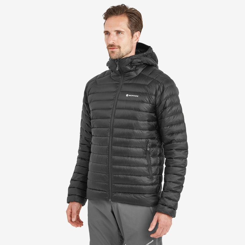 Montane Anti-Freeze Hooded Dunjackor Herr Svarta | TCMFIK564