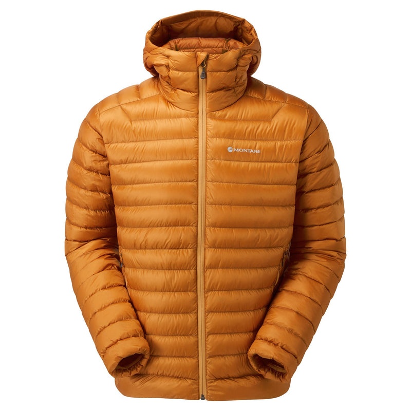 Montane Anti-Freeze Hooded Dunjackor Herr Orange | UPBGMH469