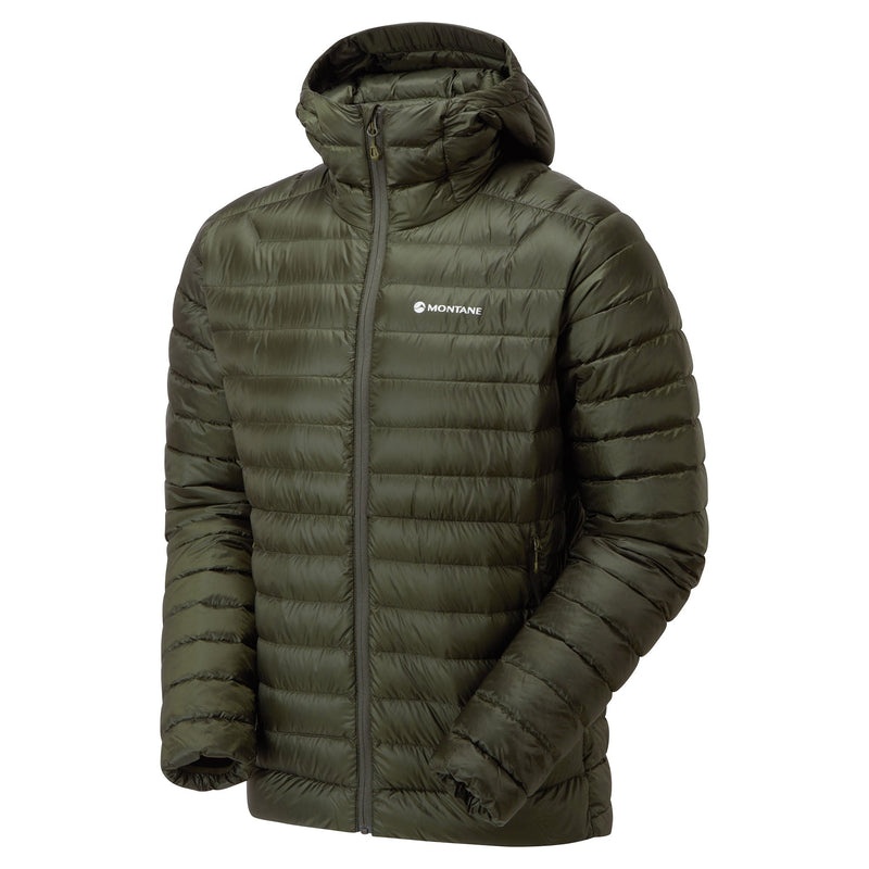 Montane Anti-Freeze Hooded Dunjackor Herr Mörkgröna | ZHCVUR045