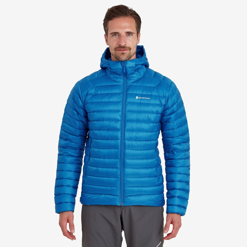 Montane Anti-Freeze Hooded Dunjackor Herr Blå | XCRQJW618