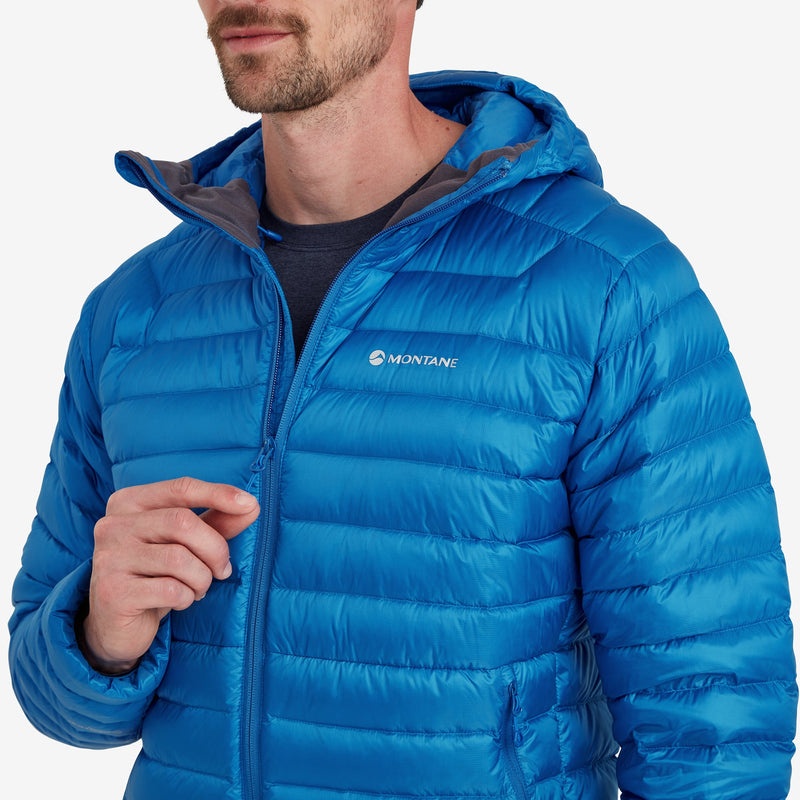 Montane Anti-Freeze Hooded Dunjackor Herr Blå | XCRQJW618