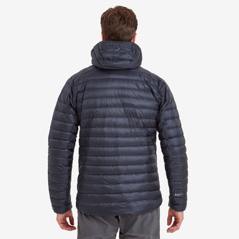 Montane Anti-Freeze Hooded Dunjackor Herr Marinblå | OZEBPK401