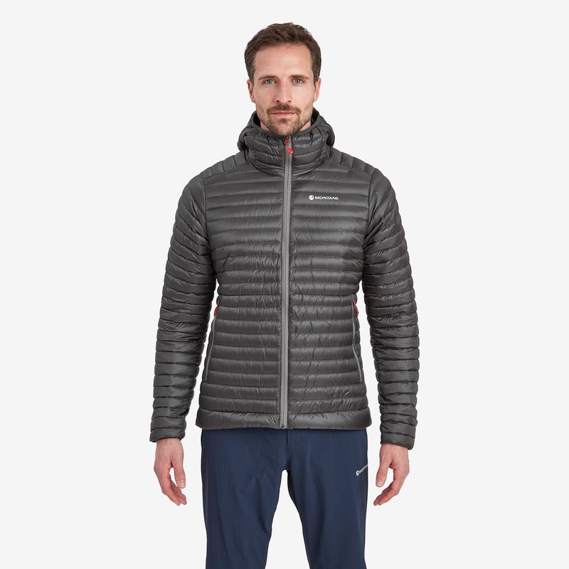 Montane Anti-Freeze Lite Hooded Dunjackor Herr Svarta | PSZXWU384