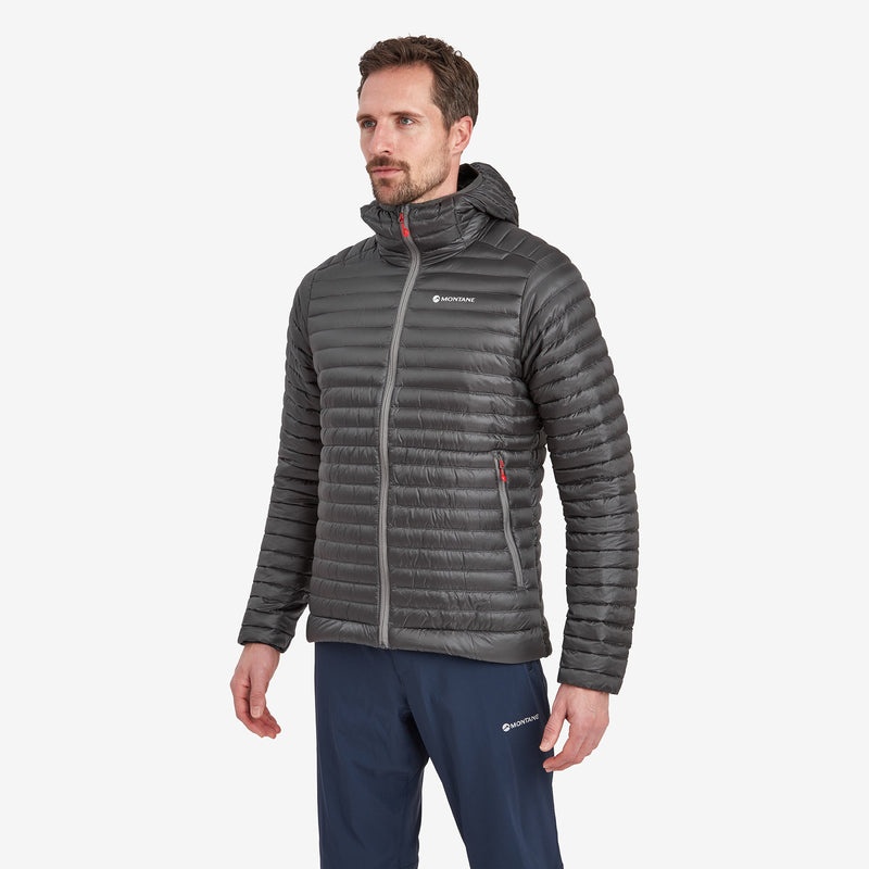 Montane Anti-Freeze Lite Hooded Dunjackor Herr Svarta | PSZXWU384