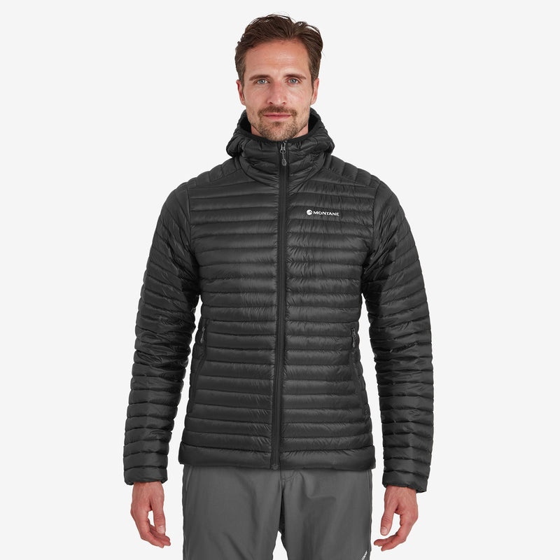 Montane Anti-Freeze Lite Hooded Dunjackor Herr Svarta | UYQVRL385