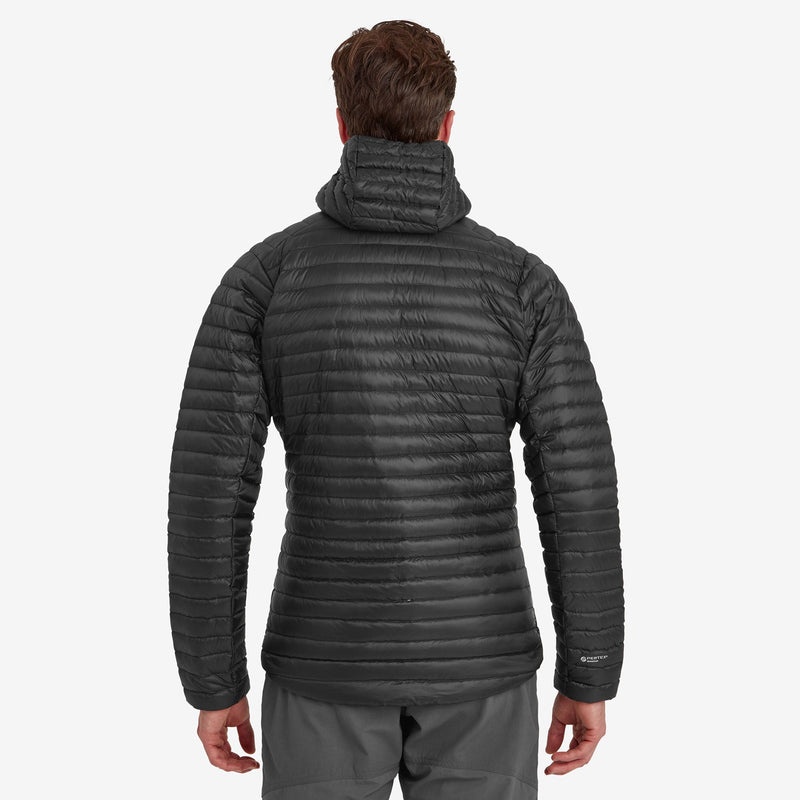 Montane Anti-Freeze Lite Hooded Dunjackor Herr Svarta | UYQVRL385