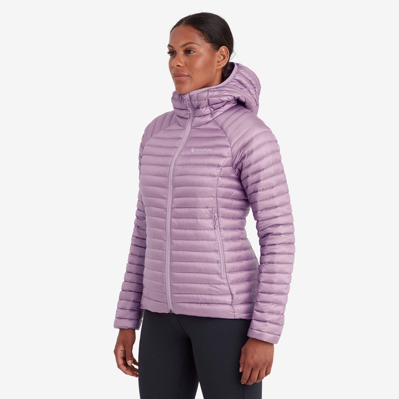 Montane Anti-Freeze Lite Hooded Dunjackor Dam Lila | GJPRUS261