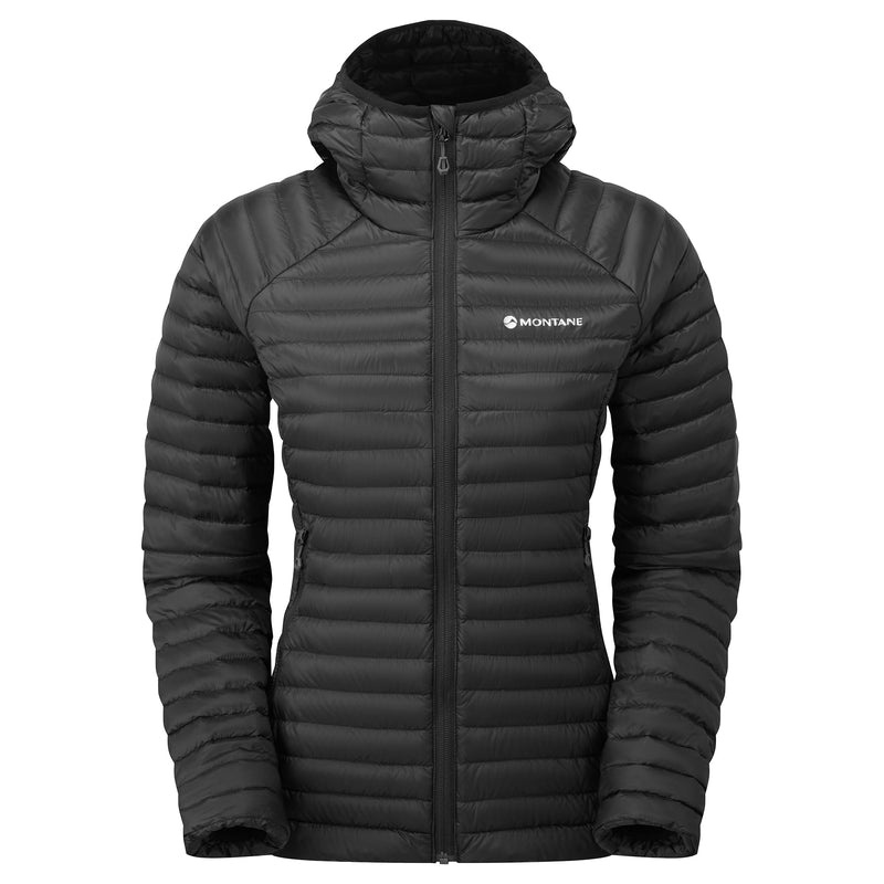 Montane Anti-Freeze Lite Hooded Dunjackor Dam Svarta | MIRKLJ649