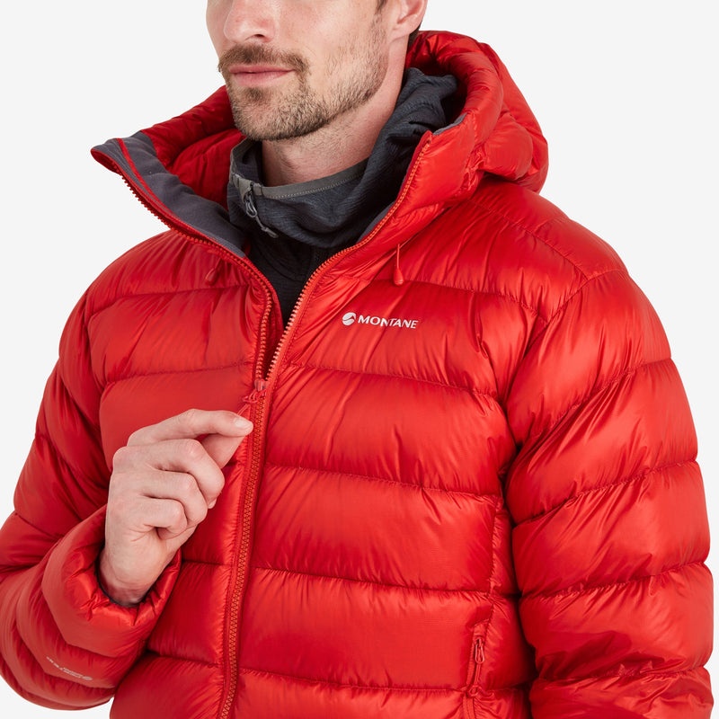 Montane Anti-Freeze XT Hooded Dunjackor Herr Röda | WPZUDO045