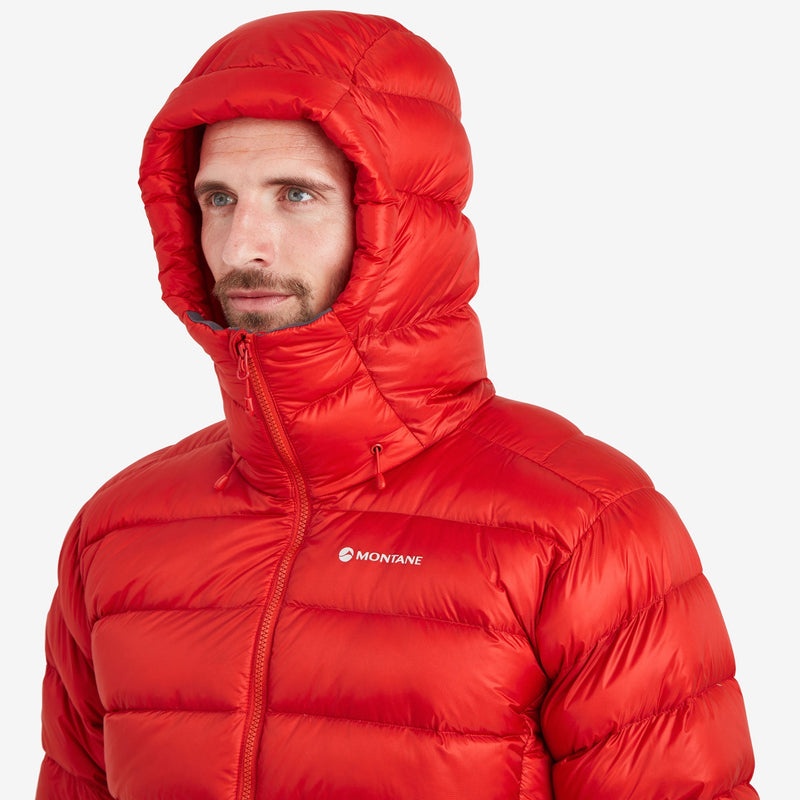 Montane Anti-Freeze XT Hooded Dunjackor Herr Röda | WPZUDO045