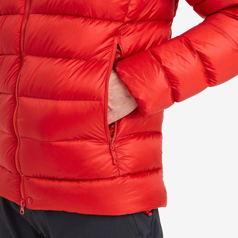 Montane Anti-Freeze XT Hooded Dunjackor Herr Röda | WPZUDO045