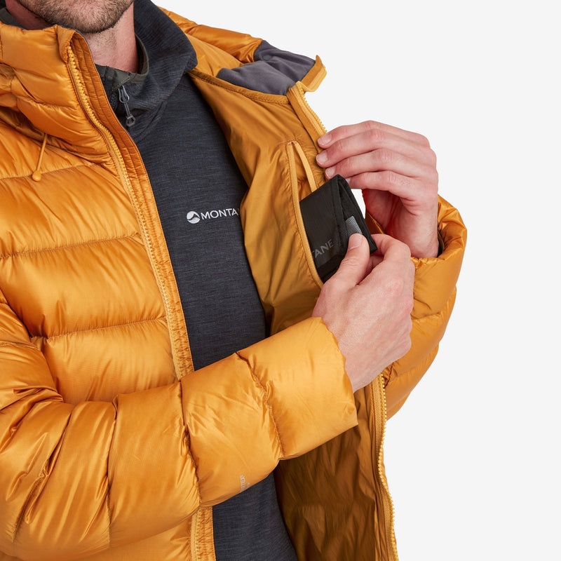 Montane Anti-Freeze XT Hooded Dunjackor Herr Orange | KLHZTY403